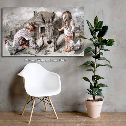 Die Klein Donkie | Canvas Print