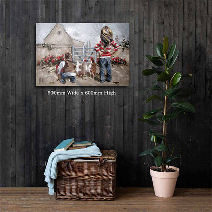 Plaas hekkie  | Canvas Prints