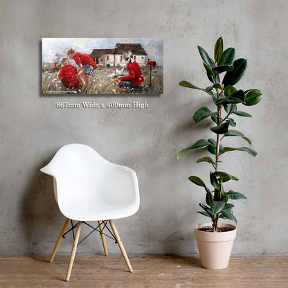 By die ou huis | Canvas Prints