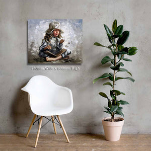 Blow on the ladybird | Canvas Prints