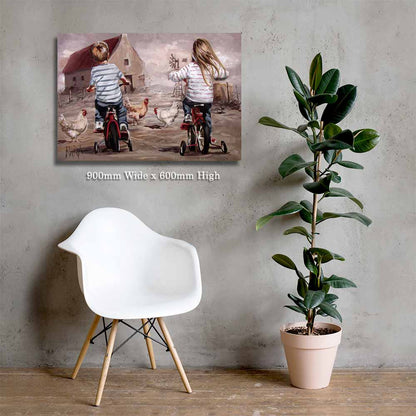 Training wheels | Canvas Prints