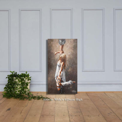 He Lifted me up out of the deepest waters | Canvas Prints