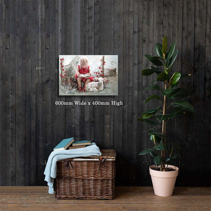 Once upon a lamb | Canvas Prints