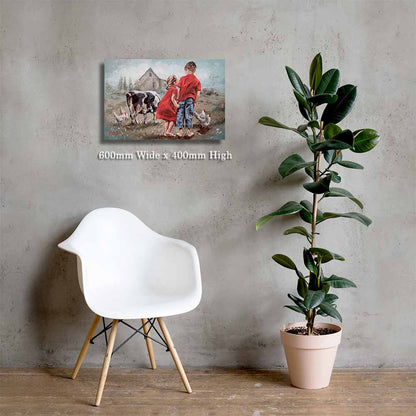 Melk Plaas  | Canvas Prints
