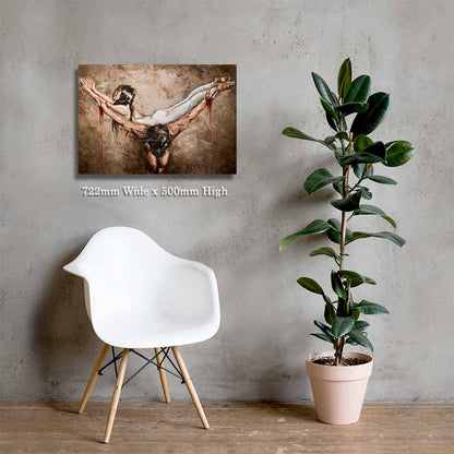 On His Shoulders | Canvas Prints