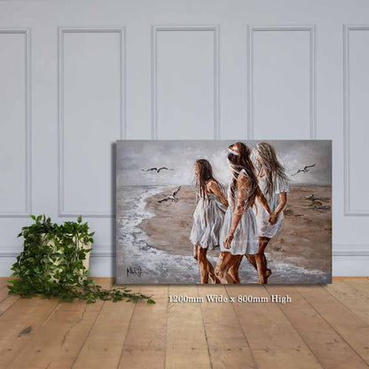 Contented Sisterhood | Canvas Prints