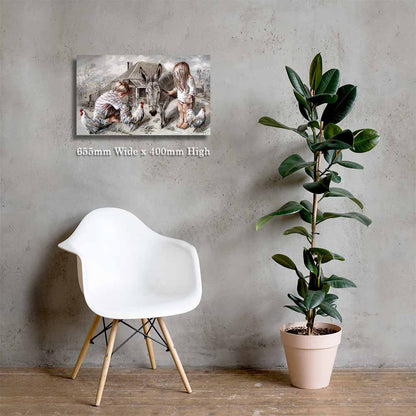 Die Klein Donkie | Canvas Print