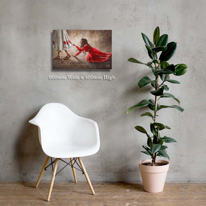 Touching the hem of Jesus | Canvas Prints
