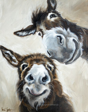 Chuckling Donkeys | Prints