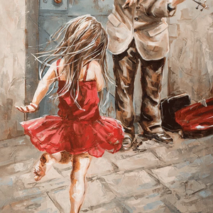 The violin Player
